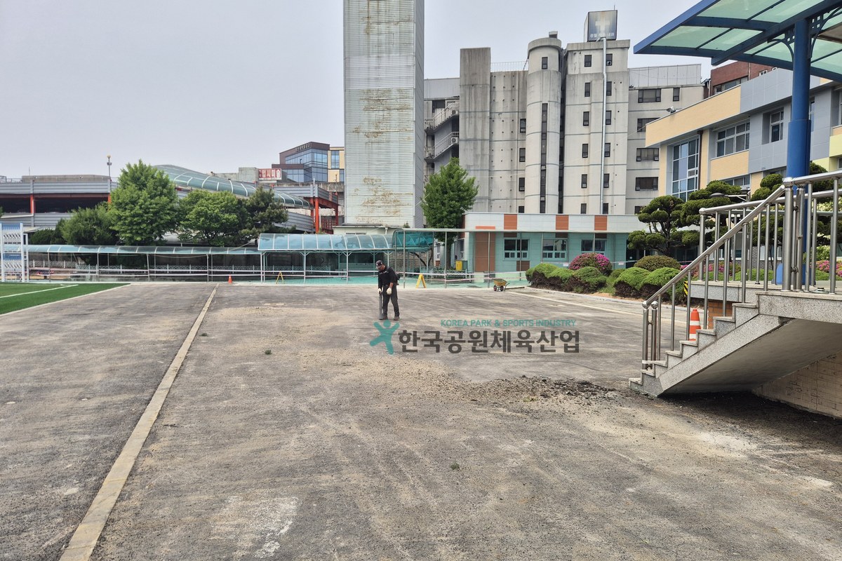 인천 부평초등학교 공간재구조화 리모델링공사 현장 전경