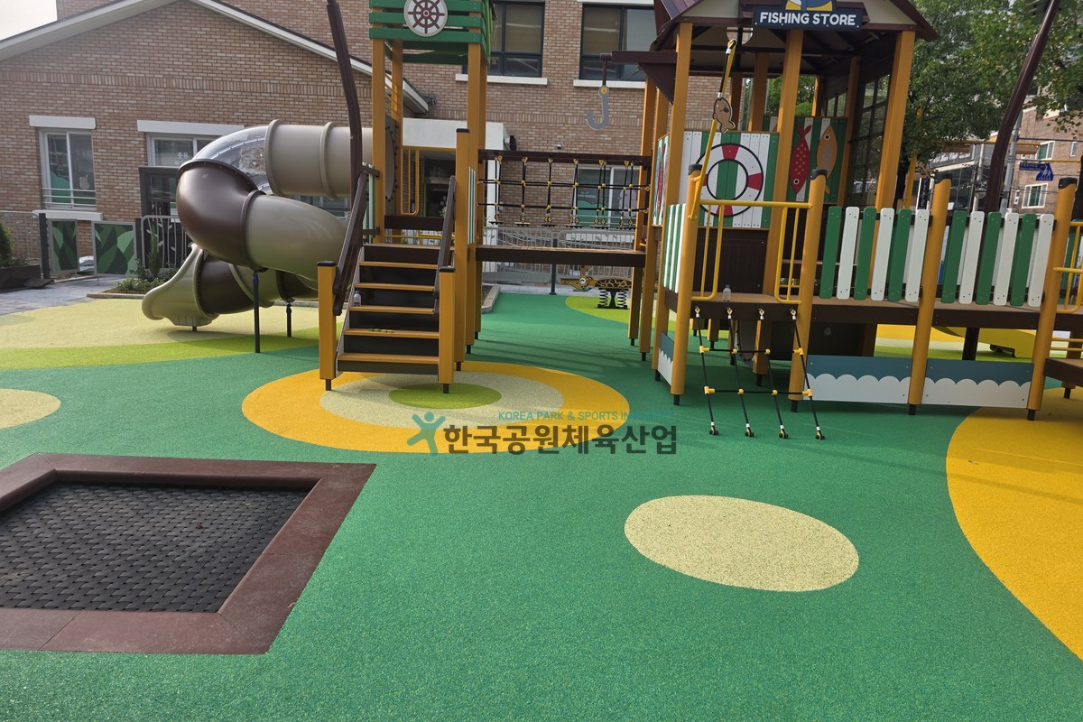 경기도 부천시 원미구 어린이놀이터 시공 완료 모습