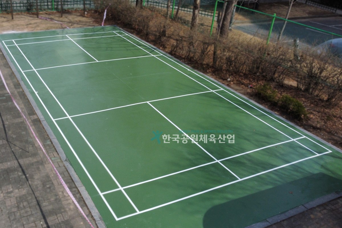 광명시 어린이공원 바닥재 시공 완료 후 전체 모습
