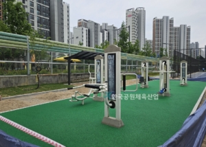 양주 옥정근린공원 체육시설 탄성포장재 납품