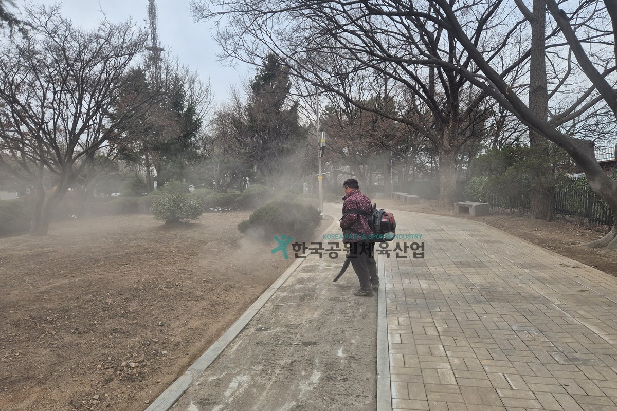 수봉공원 스카이워크 탄성포장재 납품