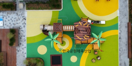 부천 어린이놀이터 친환경 탄성포장재 납품
