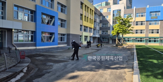 인천 부평초 체육시설 탄성포장재 납품