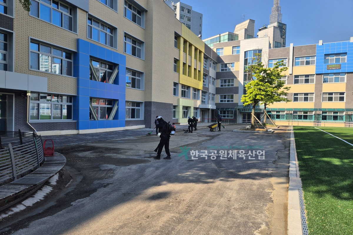 인천 부평초 체육시설 탄성포장재 납품