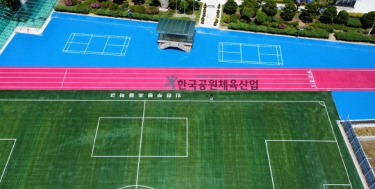 인천 부평초등학교 공간재구조화 리모델링, 체육시설 탄성포장재 관급자재 납품 사례