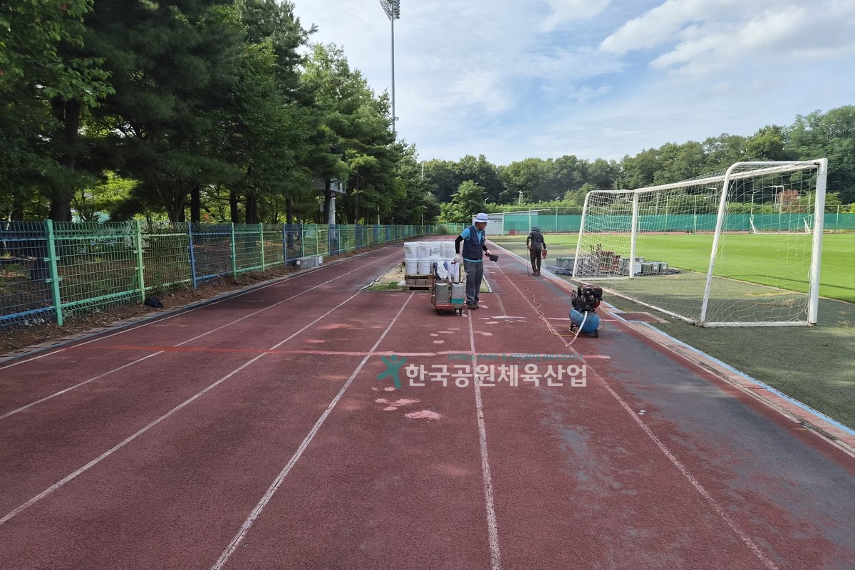 경기 부천시 원미구 부천종합운동장 보조구장 전경