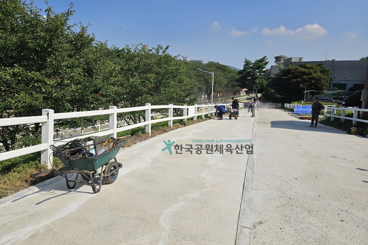 경기 과천시 도핑검사소 환경개선공사 현장 전경