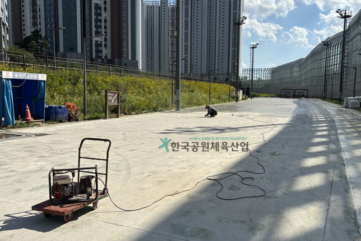 경기 구리시 구리갈매 소음저감시설 전경