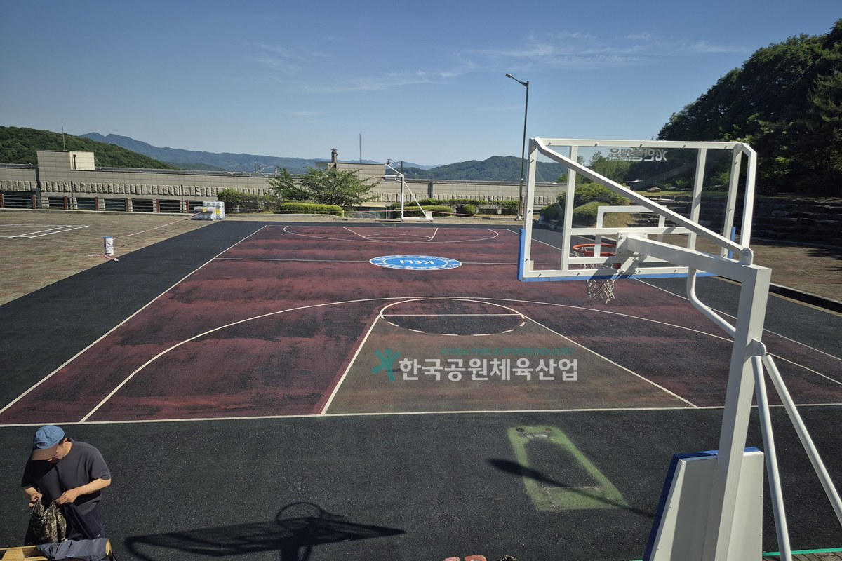 경기 광주시 한국고용노동교육원 농구장 전경