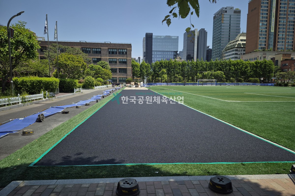 한국공원체육산업 체육시설 탄성포장재 HK-15R 제품