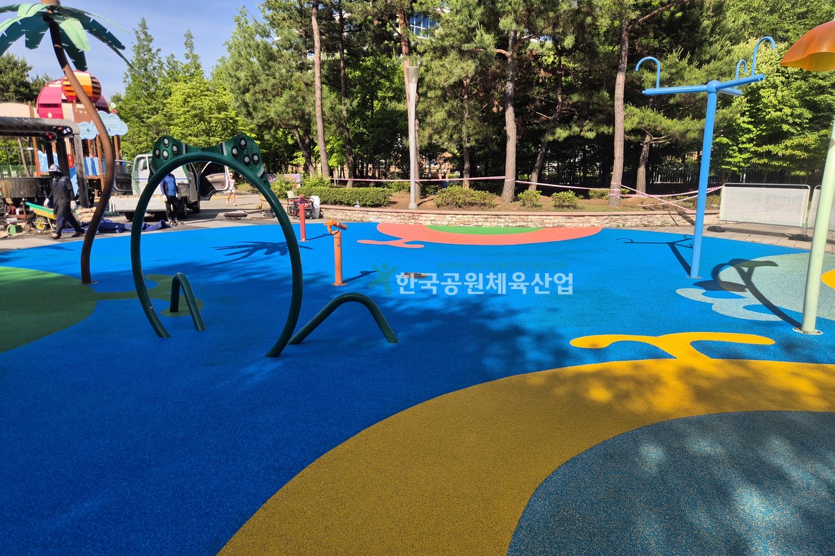 한국공원체육산업 체육시설 탄성포장재 제품 구성
