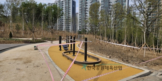 포천 태봉근린공원 탄성포장재 납품 소식
