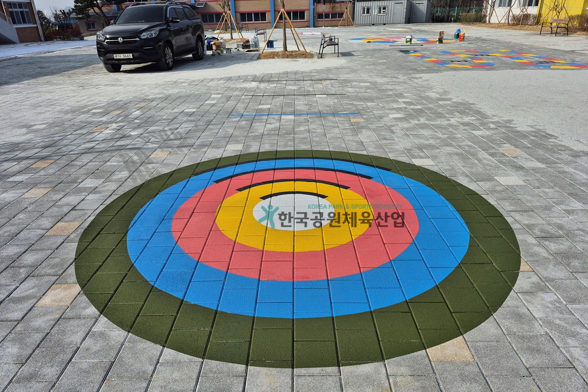 친환경 탄성포장재 소재 클로즈업