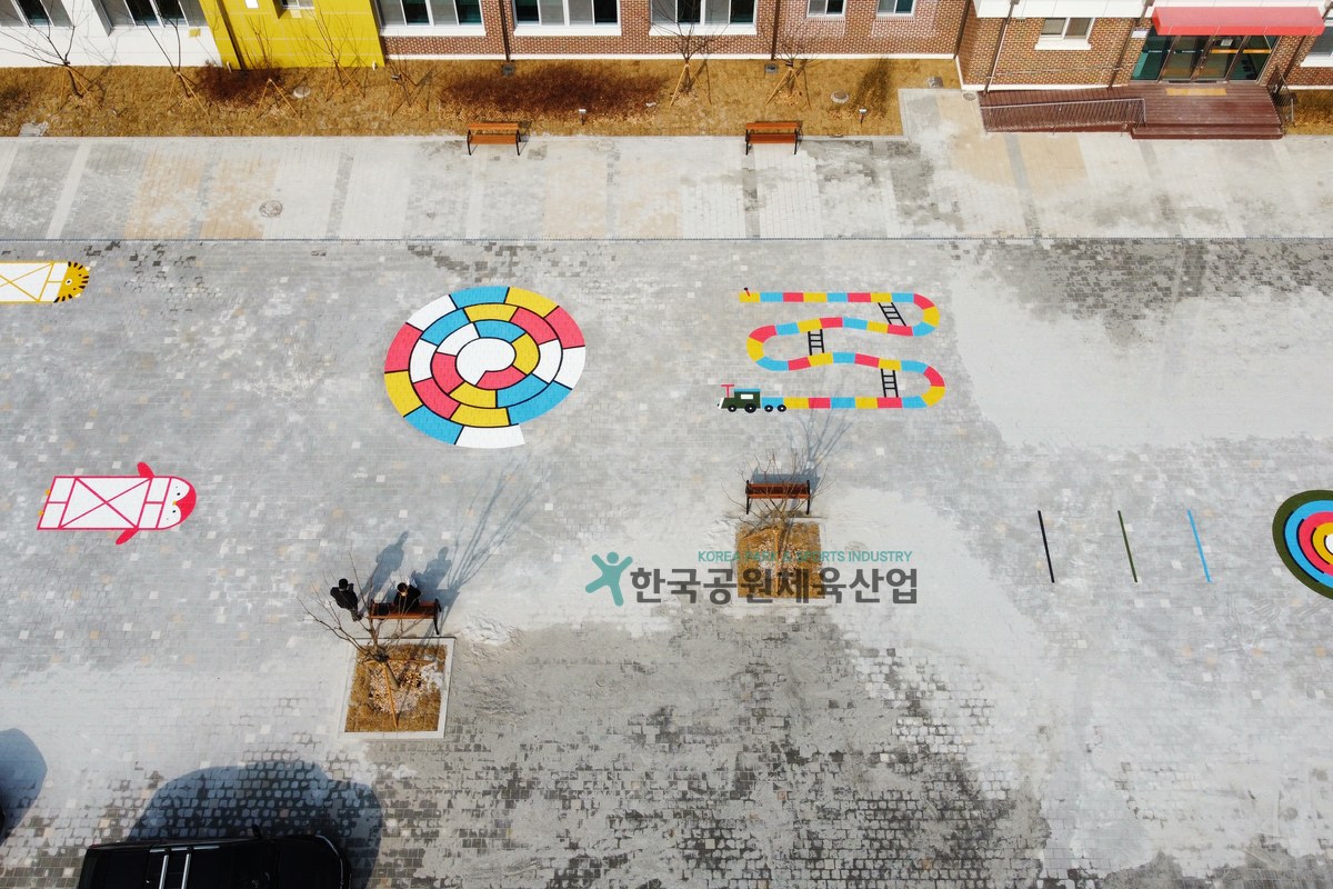 제이에스조경건설 협력 시공 현장 전경
