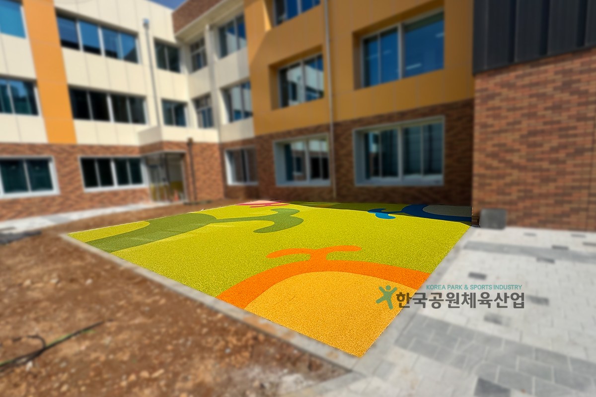 충남 아산 천도초 탄성포장재 납품 소식
